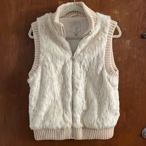 Joie faux fur vest - perfect condition!